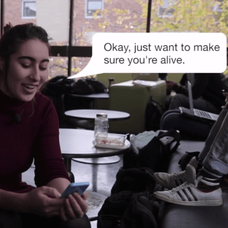 Video: Students share awkward texts from parents