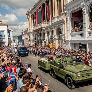 Following the ashes of Fidel Castro