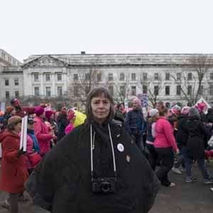 Marching with Donna Ferrato: 'We are unbeatable'