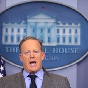 Sean Spicer has the craziest job in the Trump administration