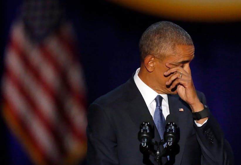 The sorrow of Barack Obama's farewell address