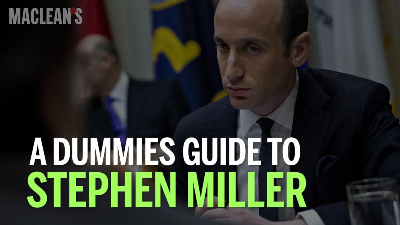 A dummies' guide to Stephen Miller