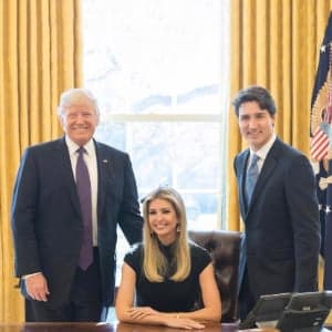 The most chilling image from the Trudeau-Trump visit