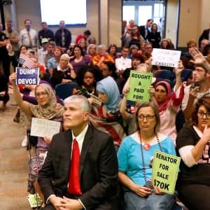 'You work for us!' Republicans face the music