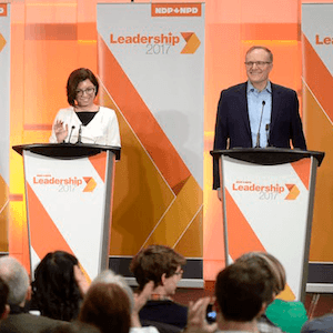 The first NDP leadership debate starts defining the contenders