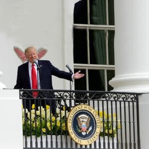 Donald Trump keeps rollin', rollin', rollin'