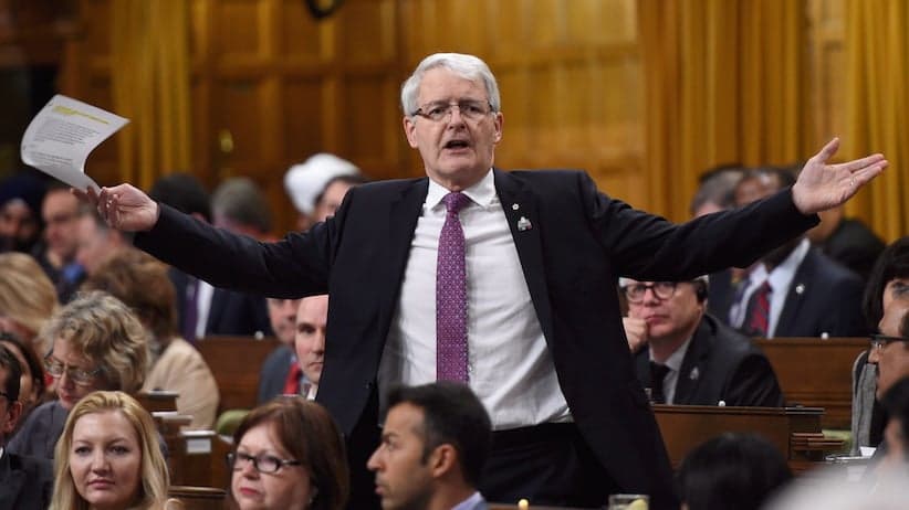 Marc Garneau has something to not announce