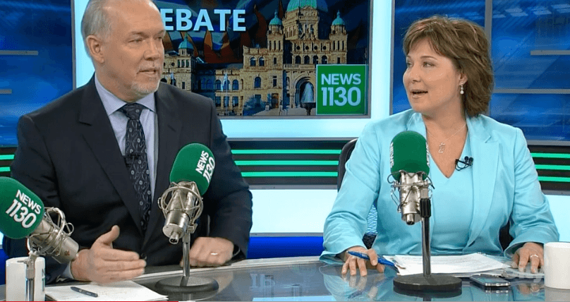 Why John Horgan got scrappy in the B.C. election debate
