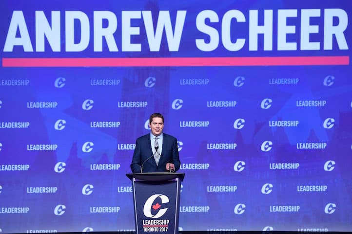 Andrew Scheer's path to leadership of the Conservative Party