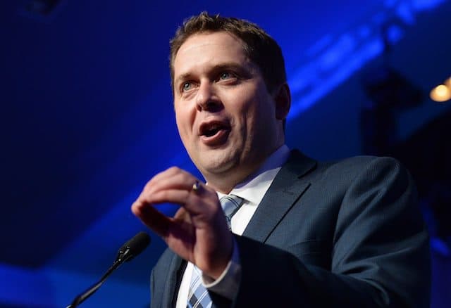 Andrew Scheer's victory speech takes aim at Trudeau