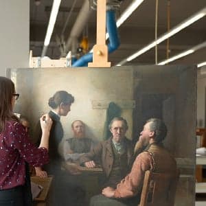 An iconic Canadian painting gets a facelift and reveals its secrets