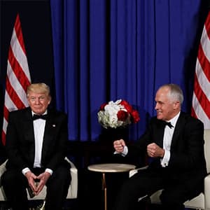 Turnbull discovers Trump is much more deferential in person