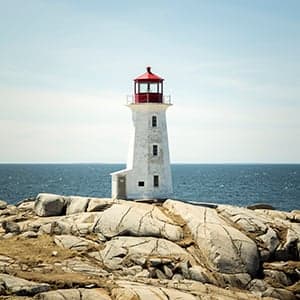 What it feels like to go inside Peggy's Cove lighthouse