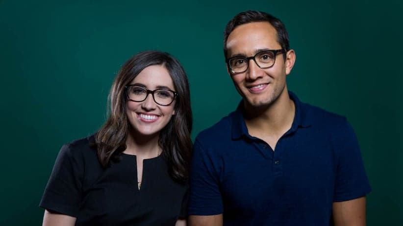 Savannah Sellers and Gadi Schwartz, hosts of the new NBC News Snapchat show "Stay Tuned."