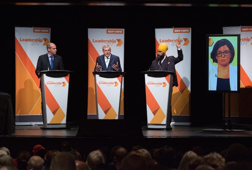 The NDP looks for a winner, mostly avoids divisive debate