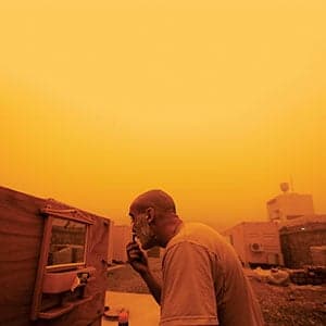 'It looked like a spaceship': What it's like to be caught in a sandstorm