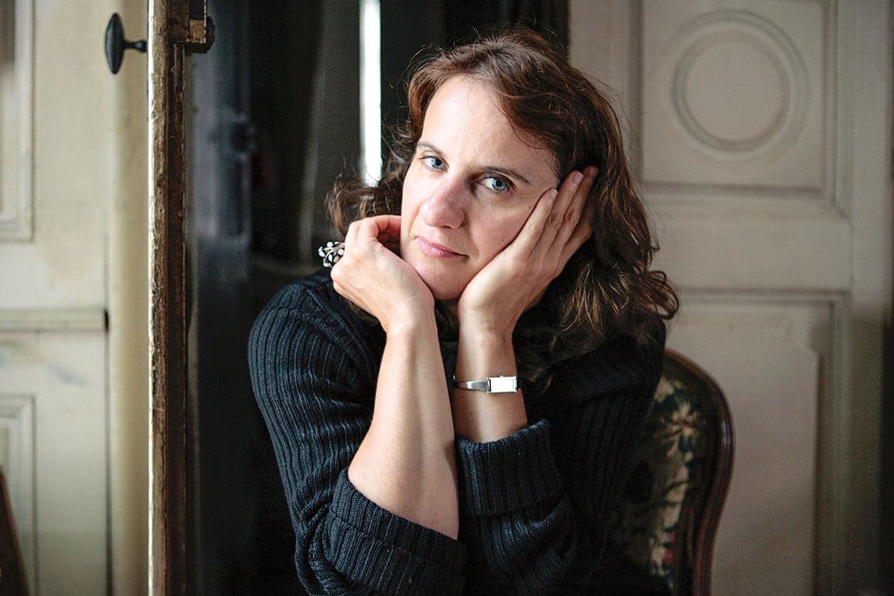 French Writer Corinne Maier, author of "No Kid, 40 raisons de ne pas avoir d'enfant" (40 reasons to have no children) ed Michalon. (Magali Delporte)