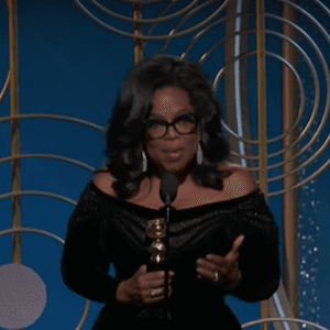 Oprah Winfrey's remarkable Golden Globes speech - read it here