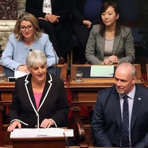 With its high-stakes first budget, the B.C. NDP achieves a rare balance