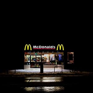 Shelter in the shadow of the golden arches