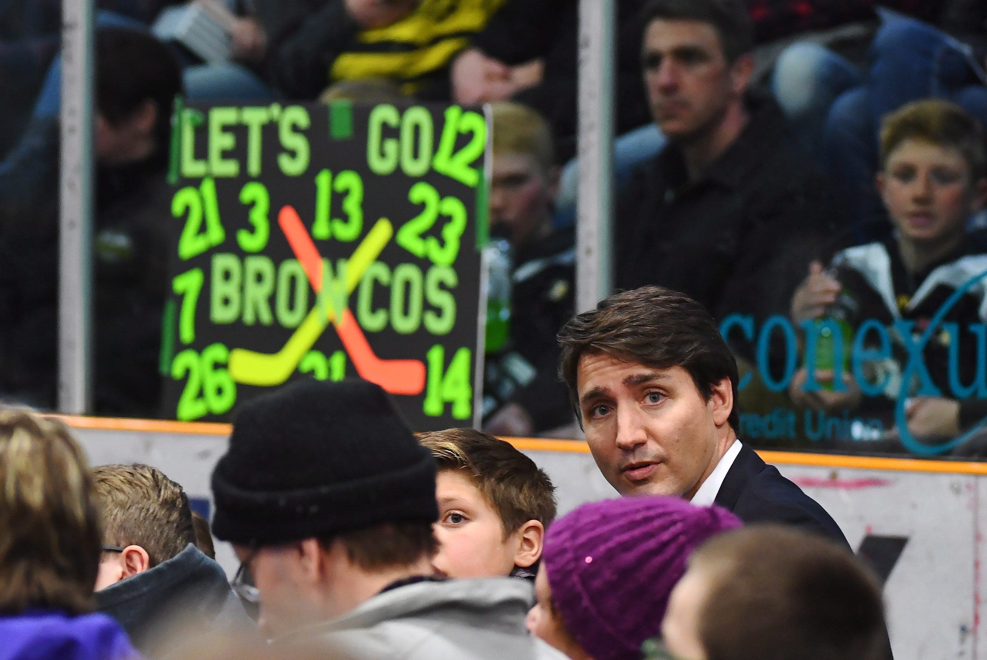 Why Justin Trudeau was a quiet face in the crowd in Humboldt