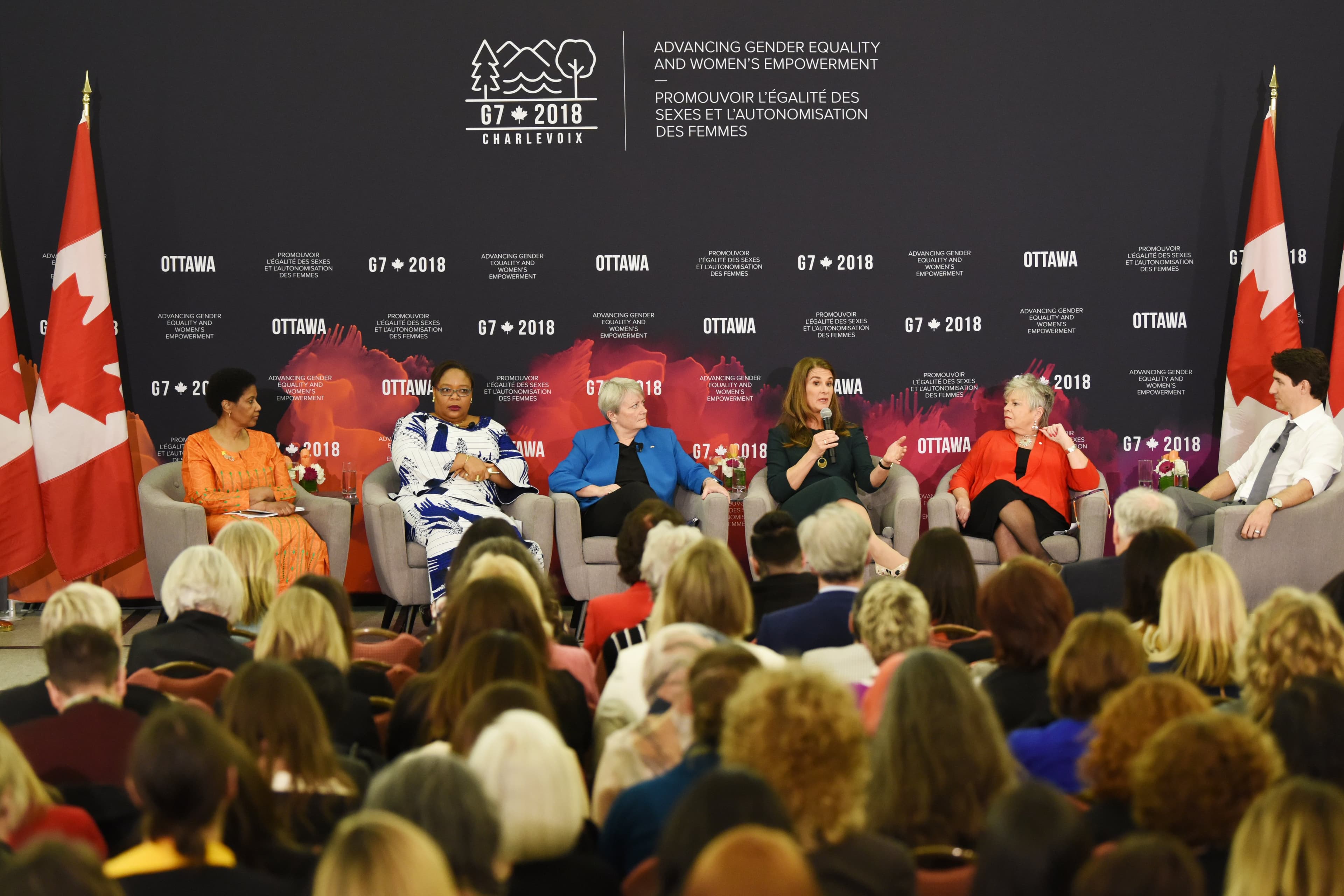 Melinda Gates on gender equality, the G7, and Trudeau and Macron as 'next group' of world leaders