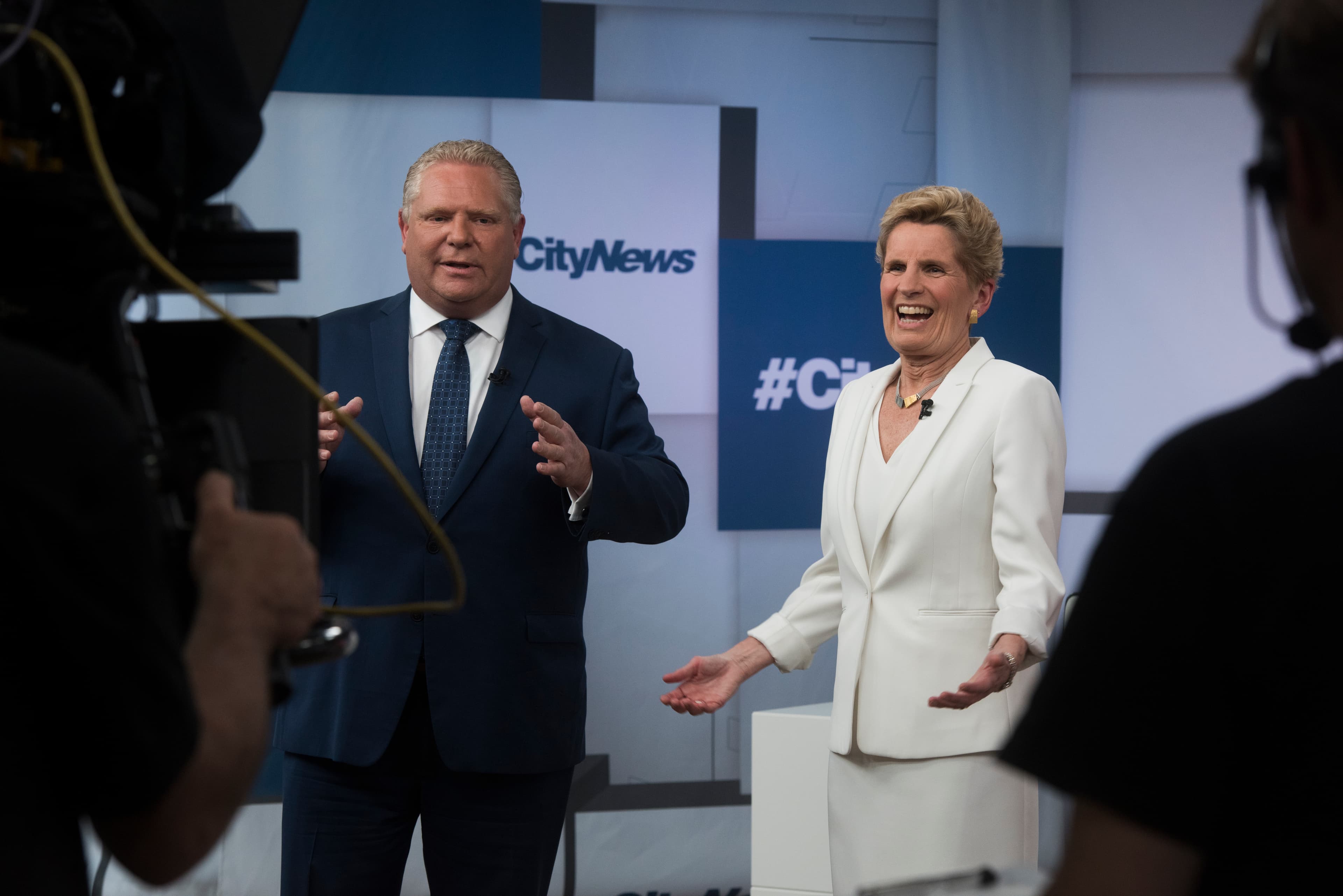 Photos from the first 2018 Ontario leaders debate