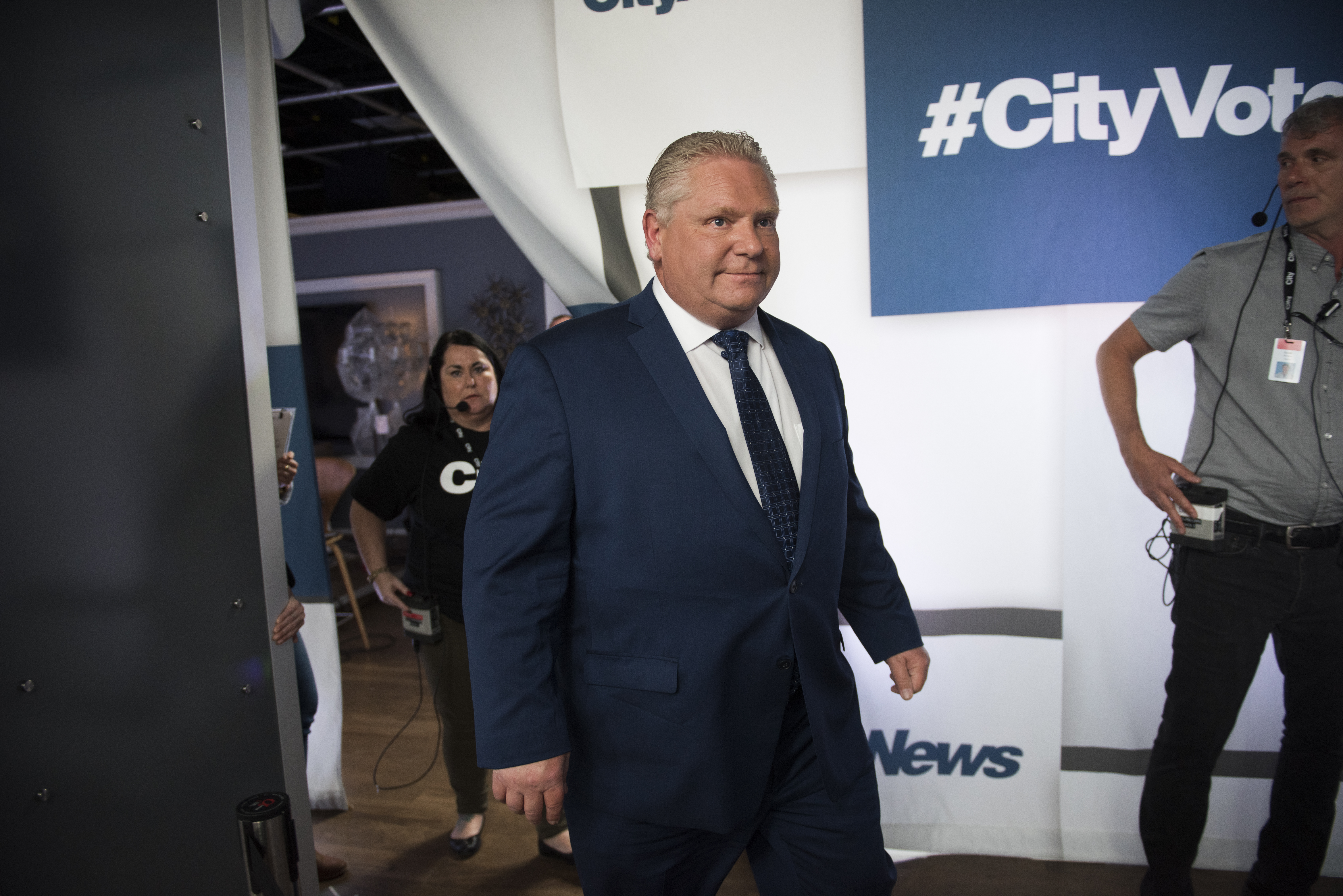 A local PC campaign hired actors to play 'real people' at the leaders debate