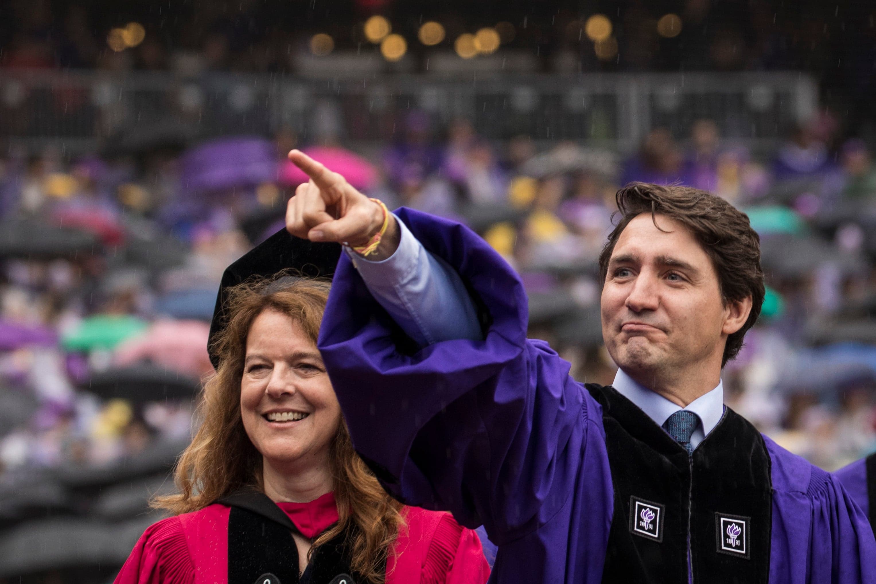 Justin Trudeau delivers a borderline rebuke of Donald Trump