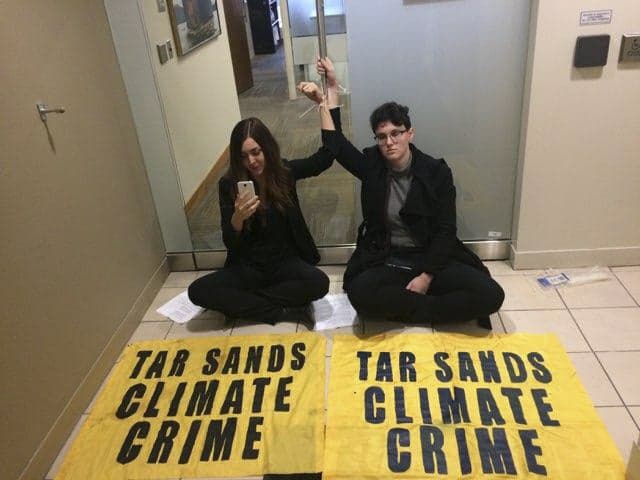 Alberta's handful of anti-pipeline protesters wage a lonely war