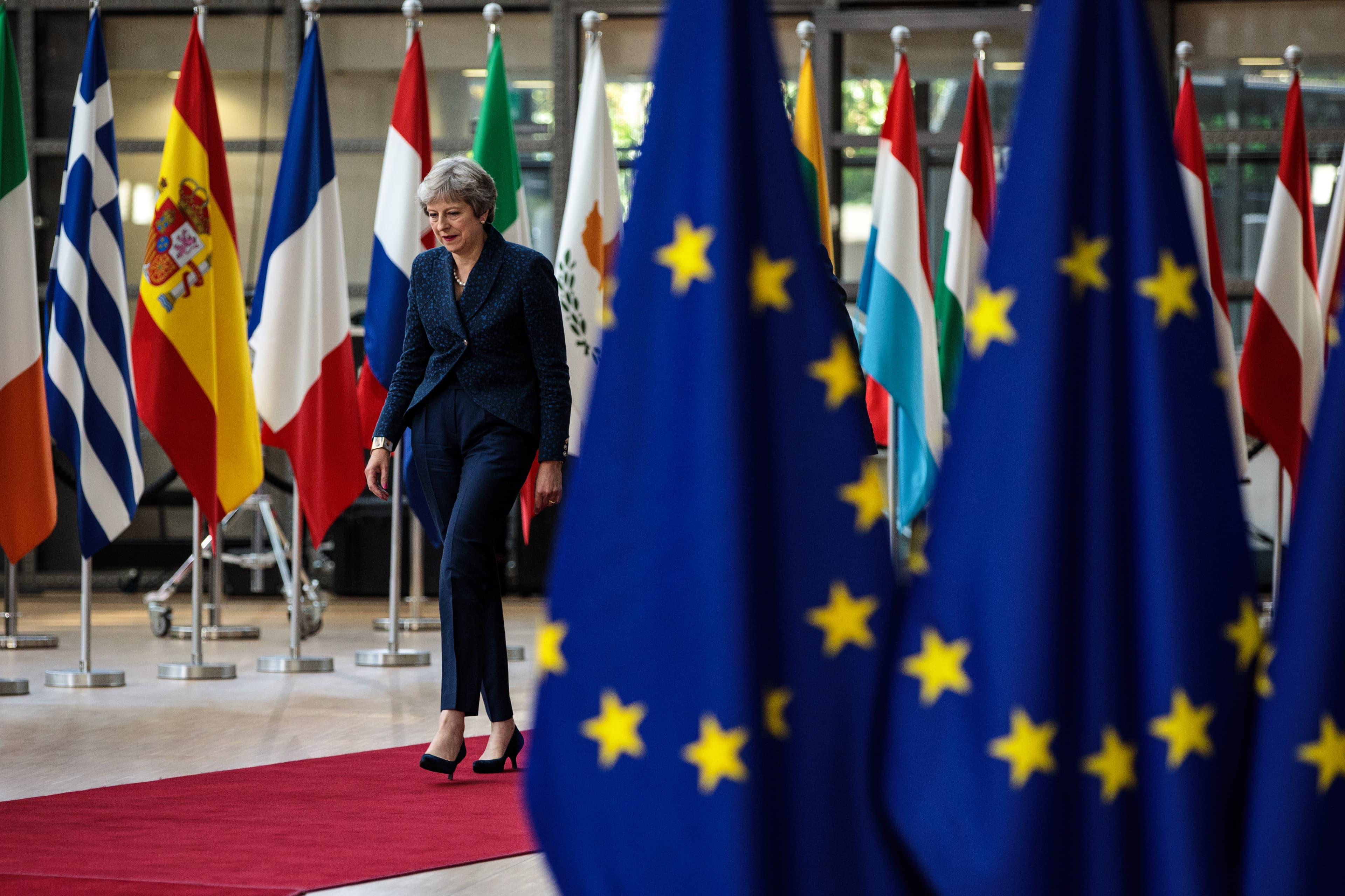 After 48 hours of intrigue, Theresa May—and Brexit—sits on the knife's edge