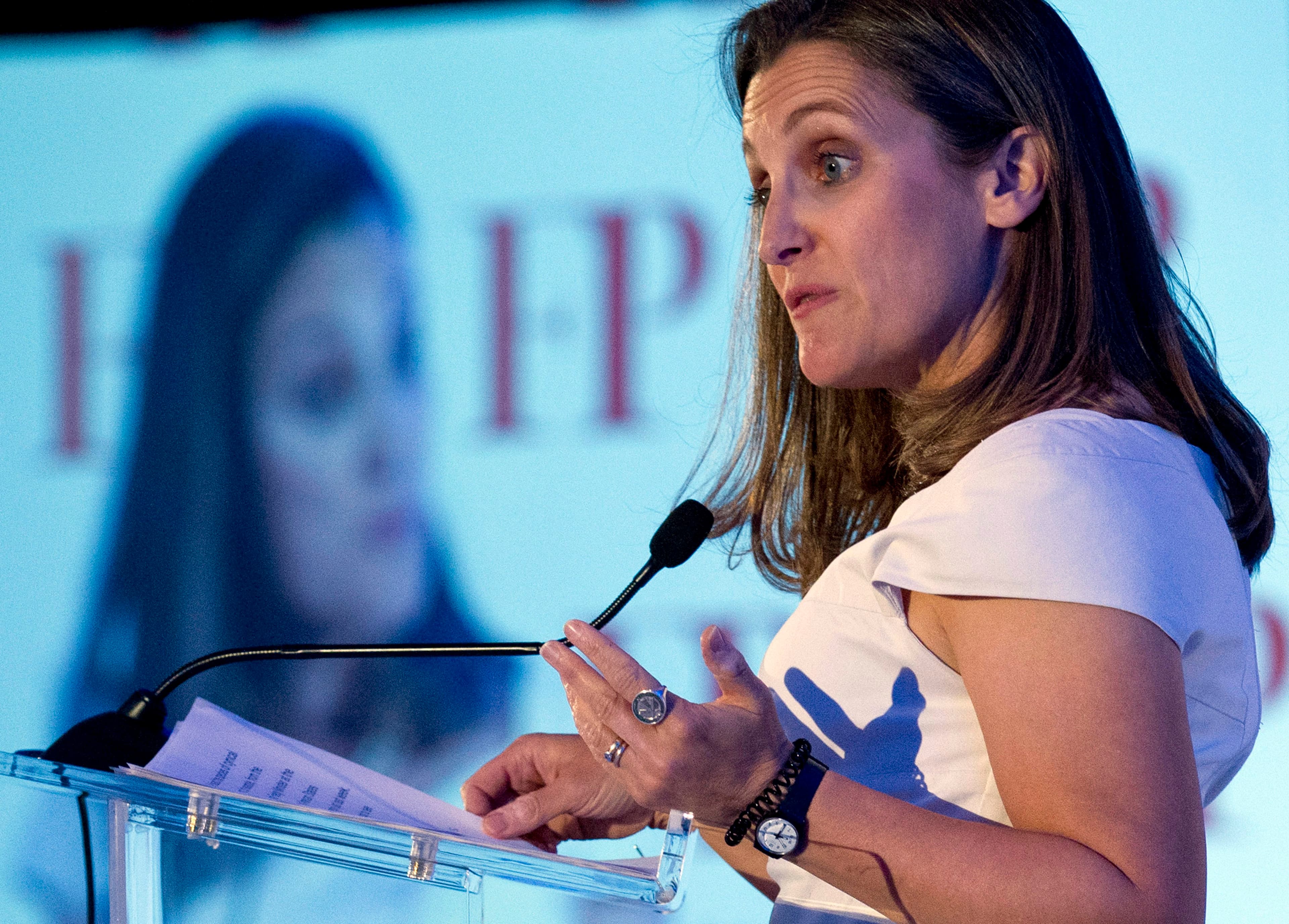 What if Donald Trump has a point with Chrystia Freeland?