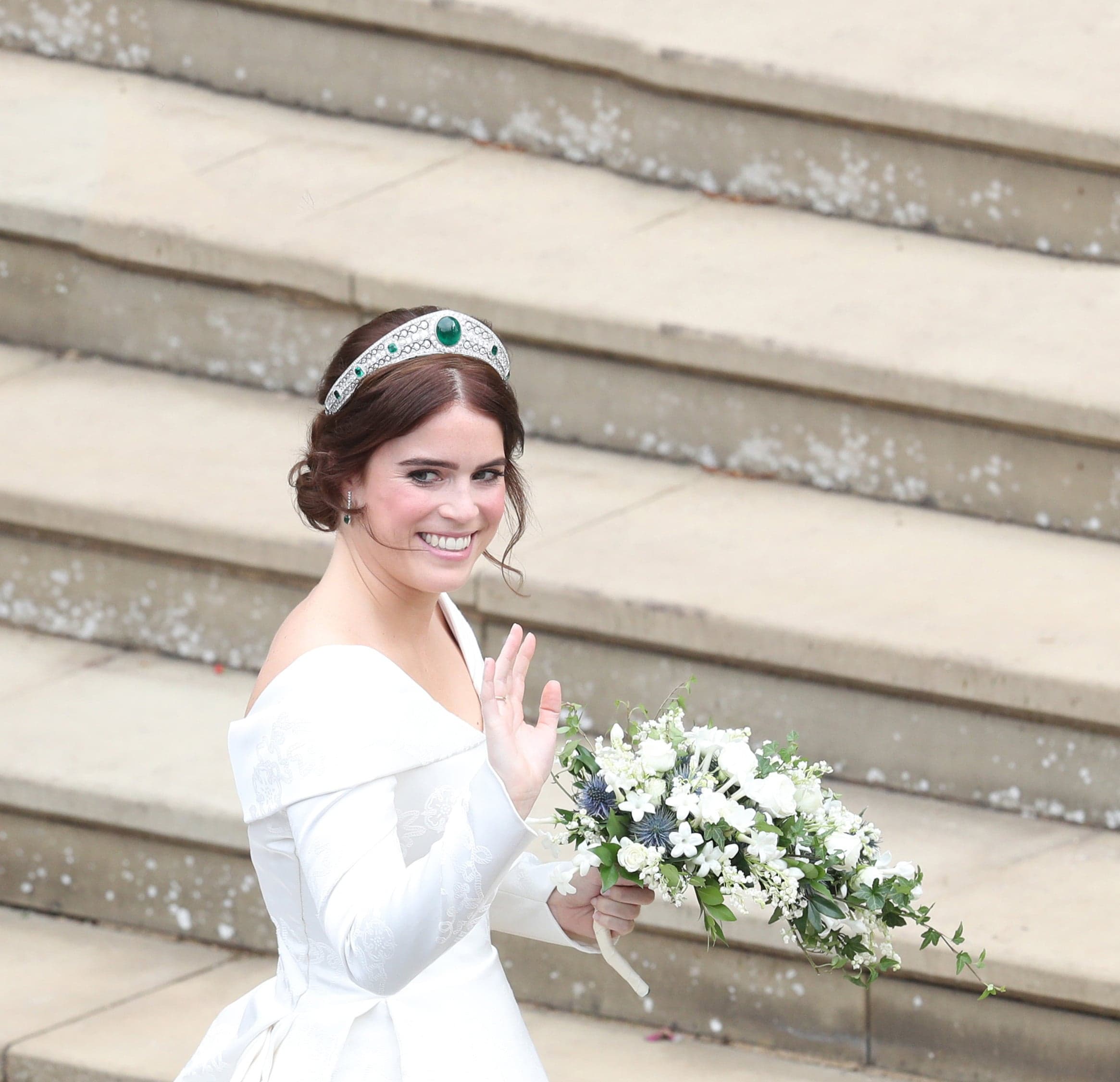 Princess Eugenie's 'something borrowed': a long-hidden tiara