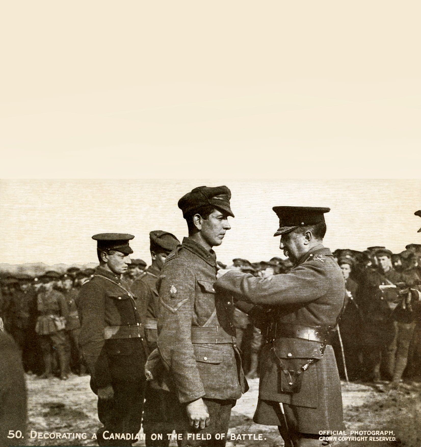 What kept Canadian soldiers committed during the First World War?