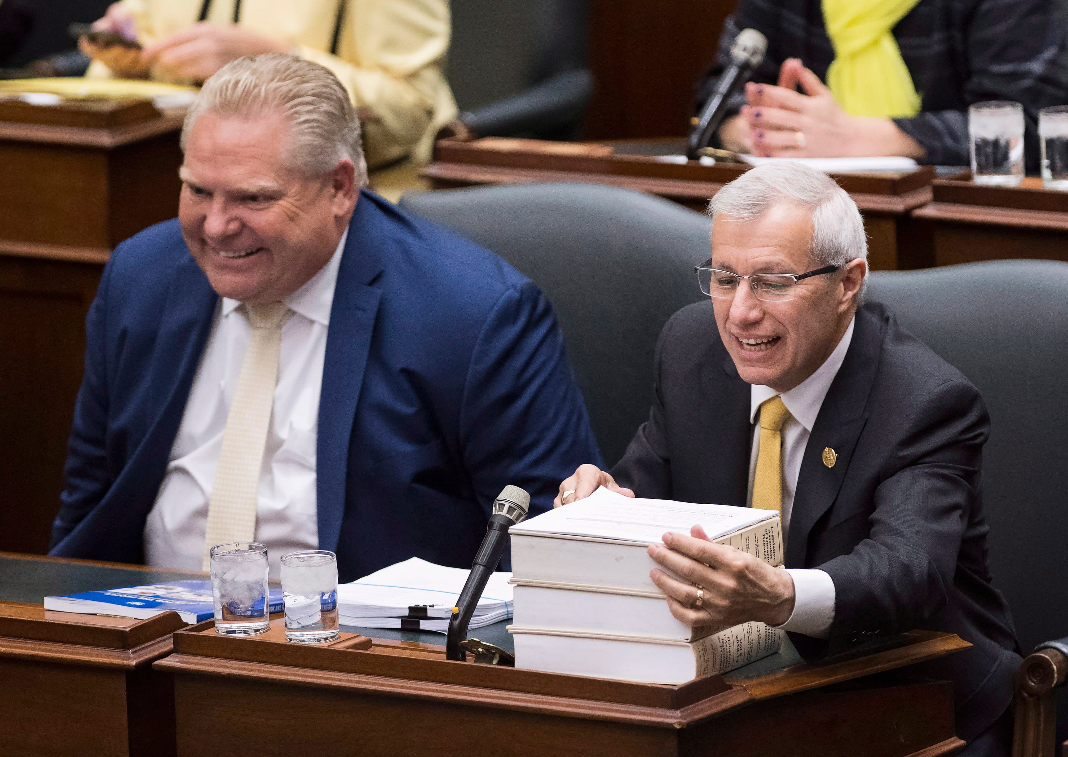 Ford government's first fiscal update shows Ontario cut deficit to $14.5 billion