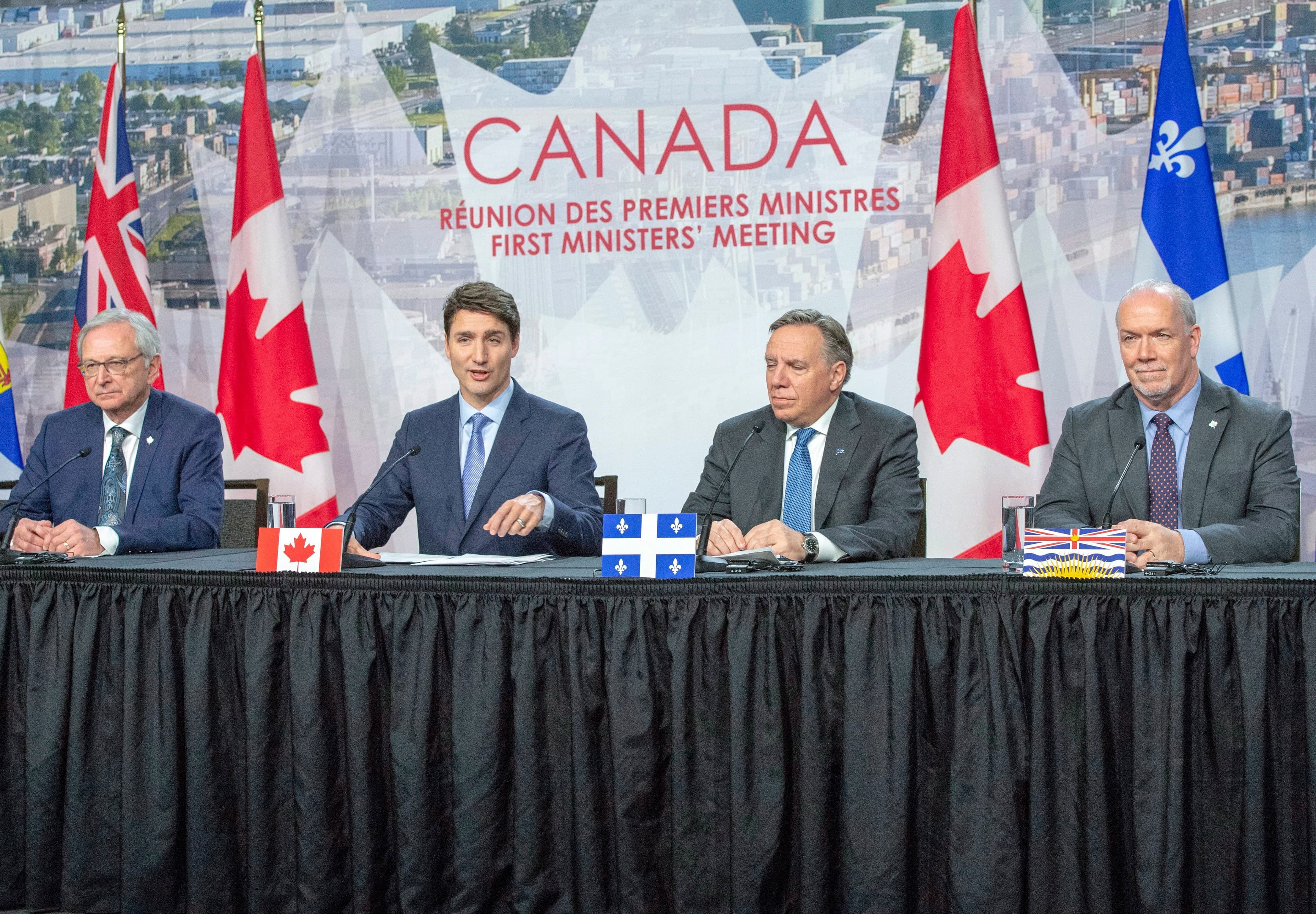 Trudeau and the premiers, moving forward together