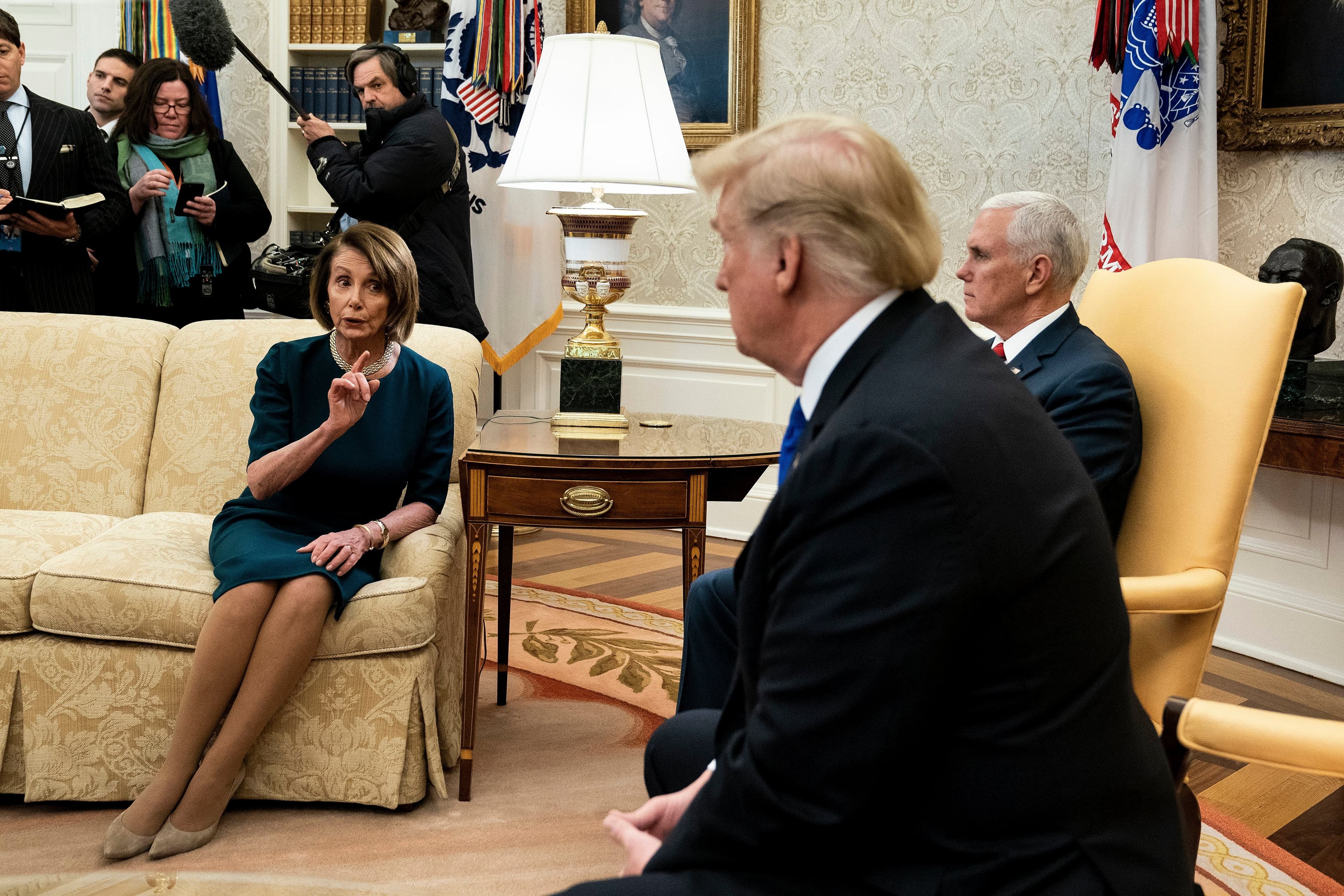 The Nancy walking all over Trump