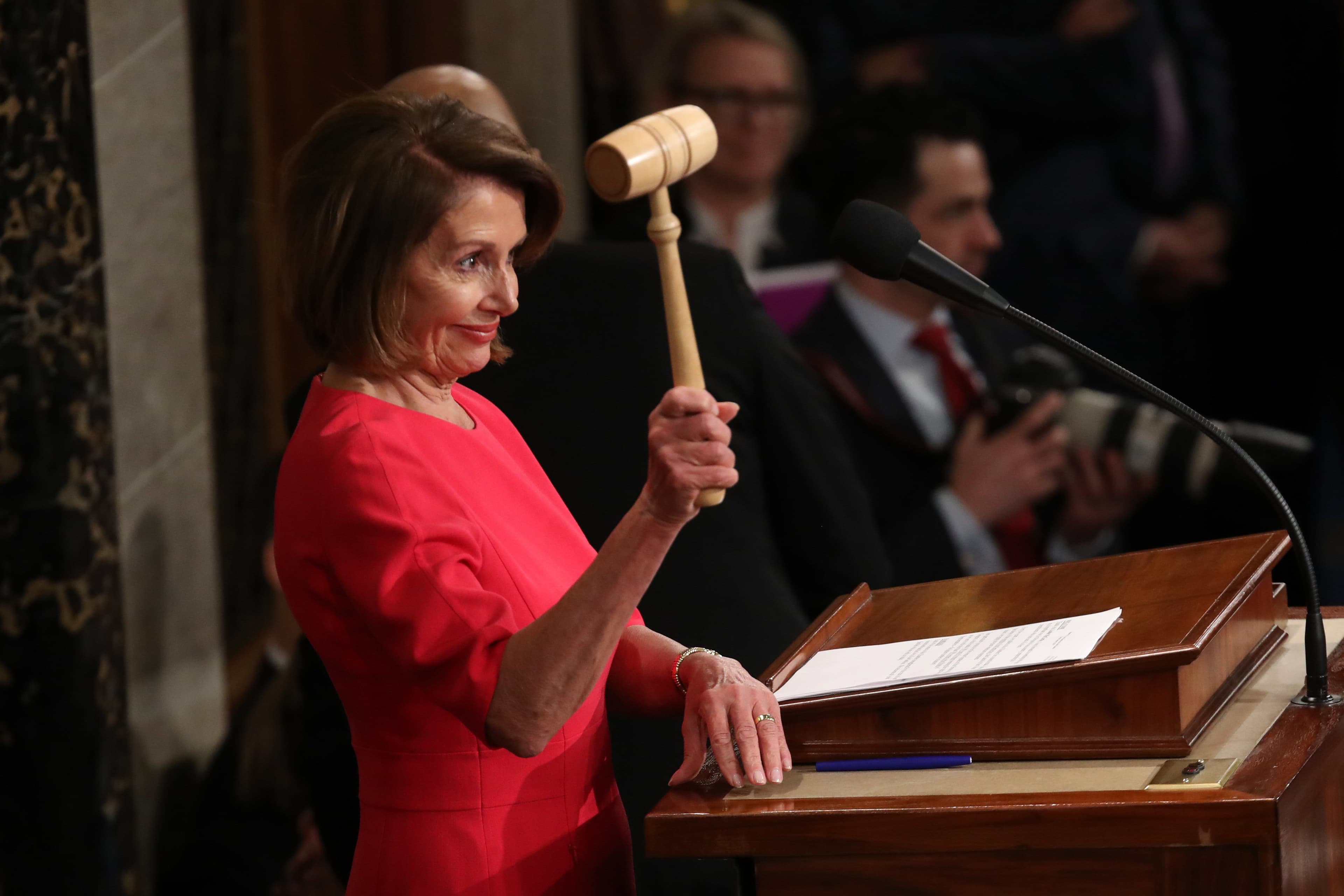 Trump is facing his new reality—and she's holding a hammer