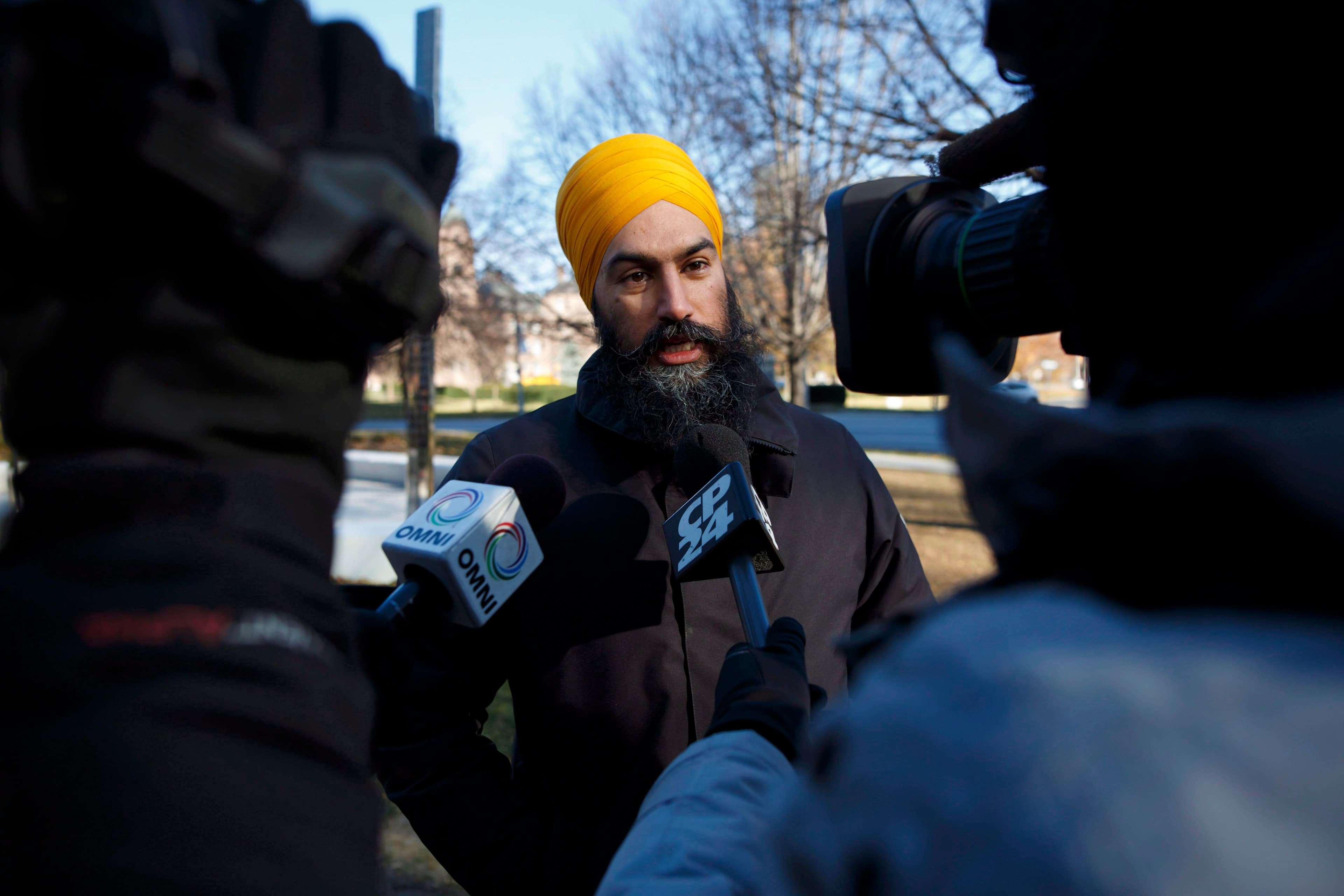 Someone get Jagmeet Singh a newspaper subscription
