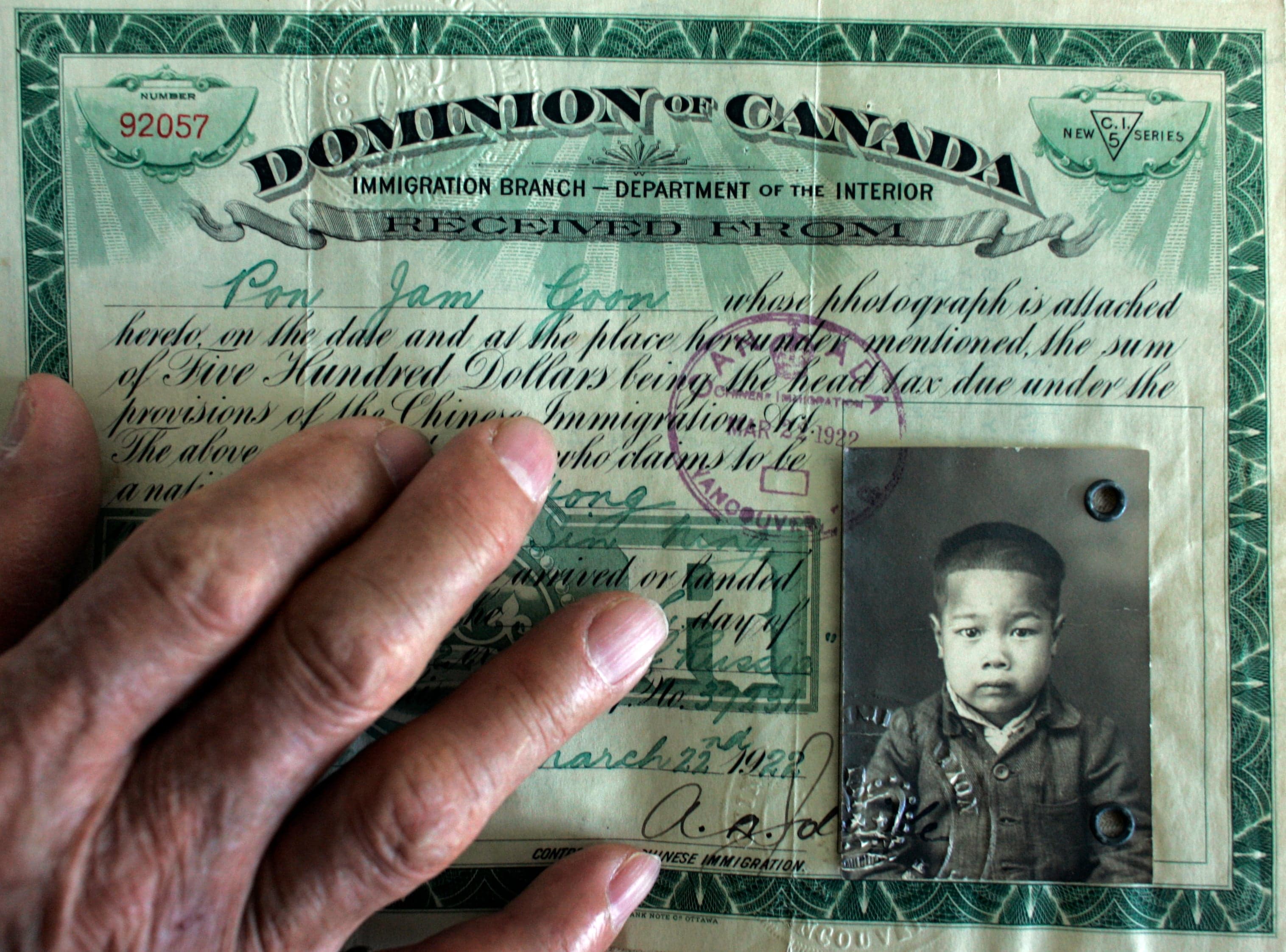 The enduring legacy of Canada's racist head tax on Chinese-Canadians