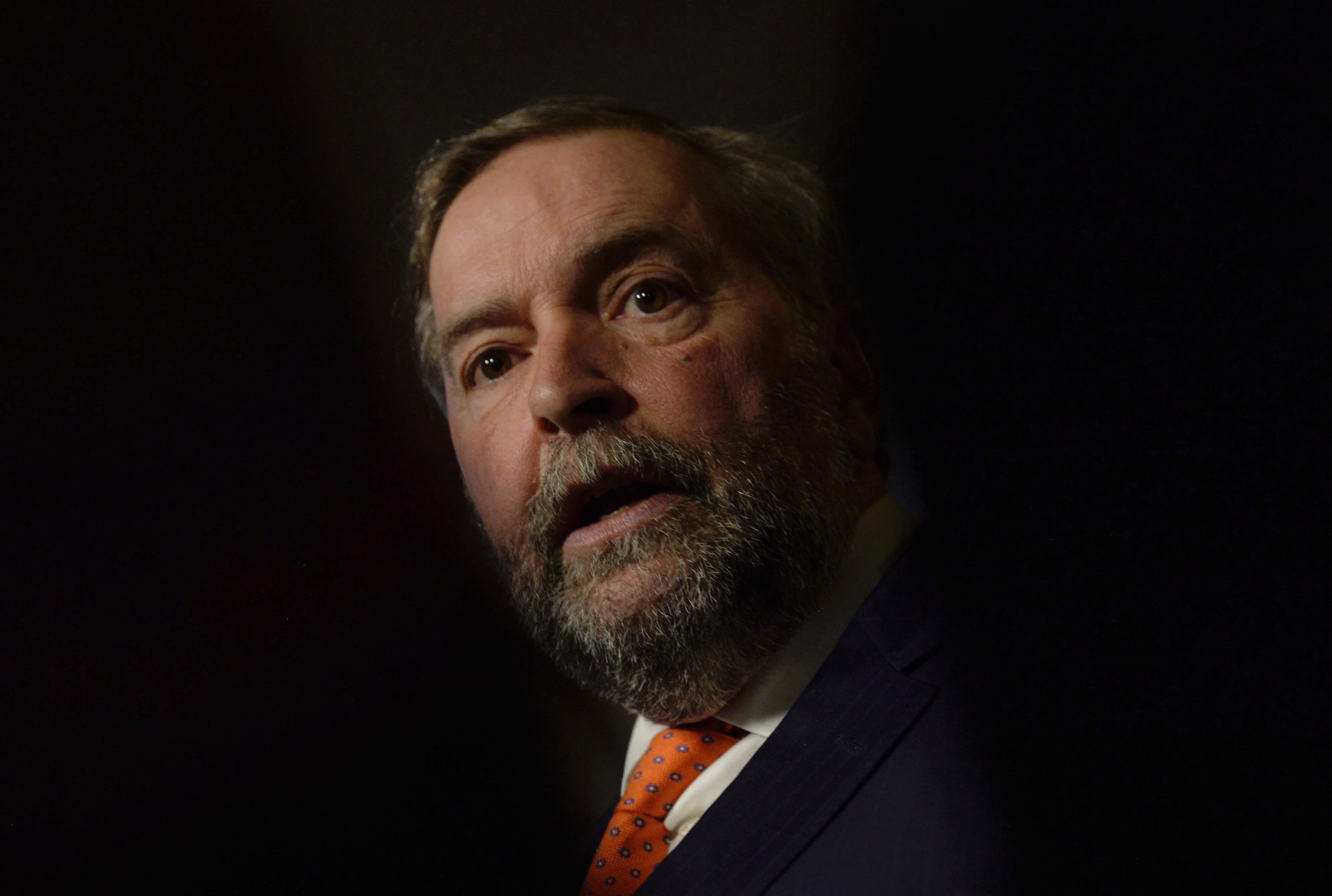 This week in 'What will Tom Mulcair say next?'