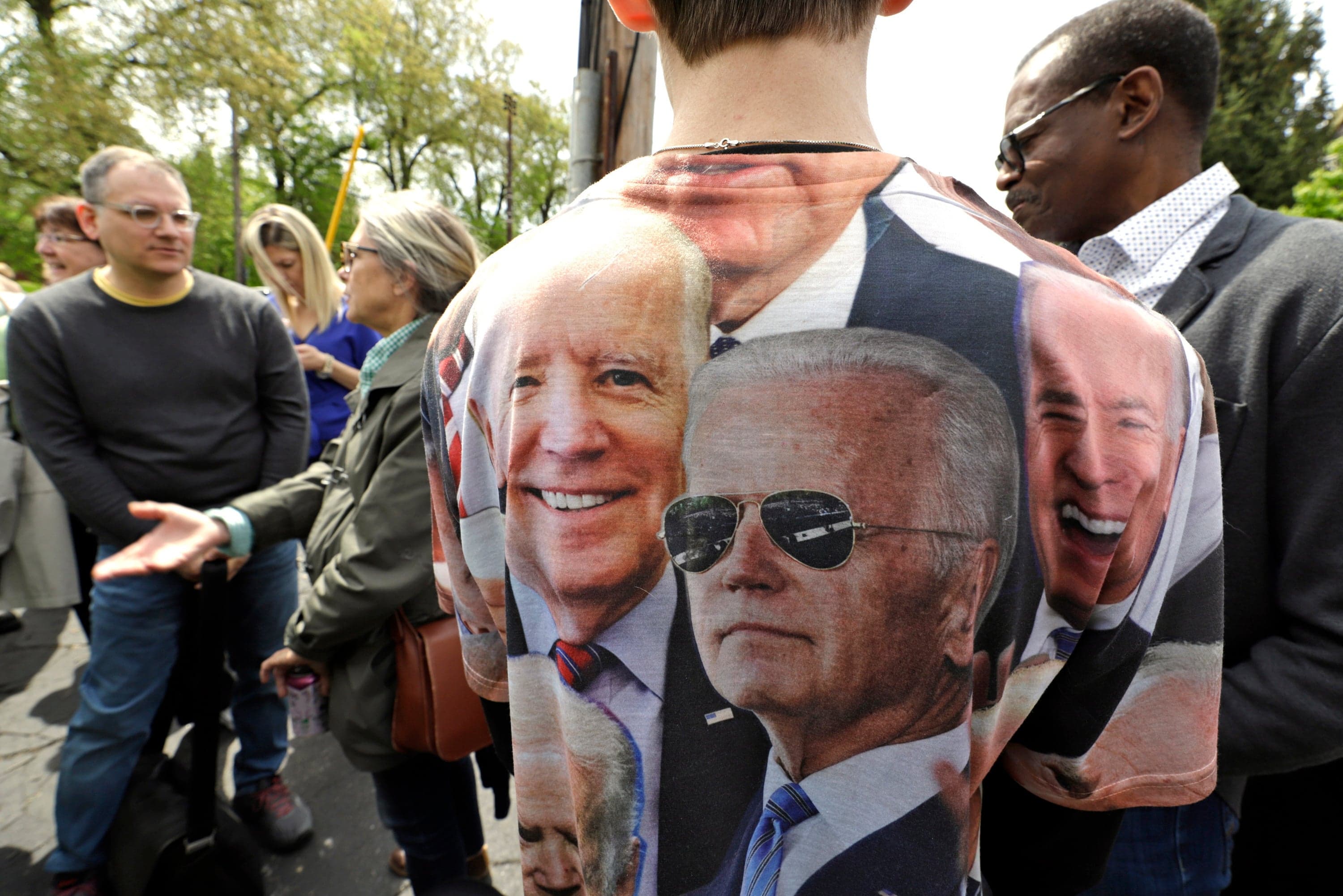 Joe Biden is no Donald Trump—and in Steeltown that works for him