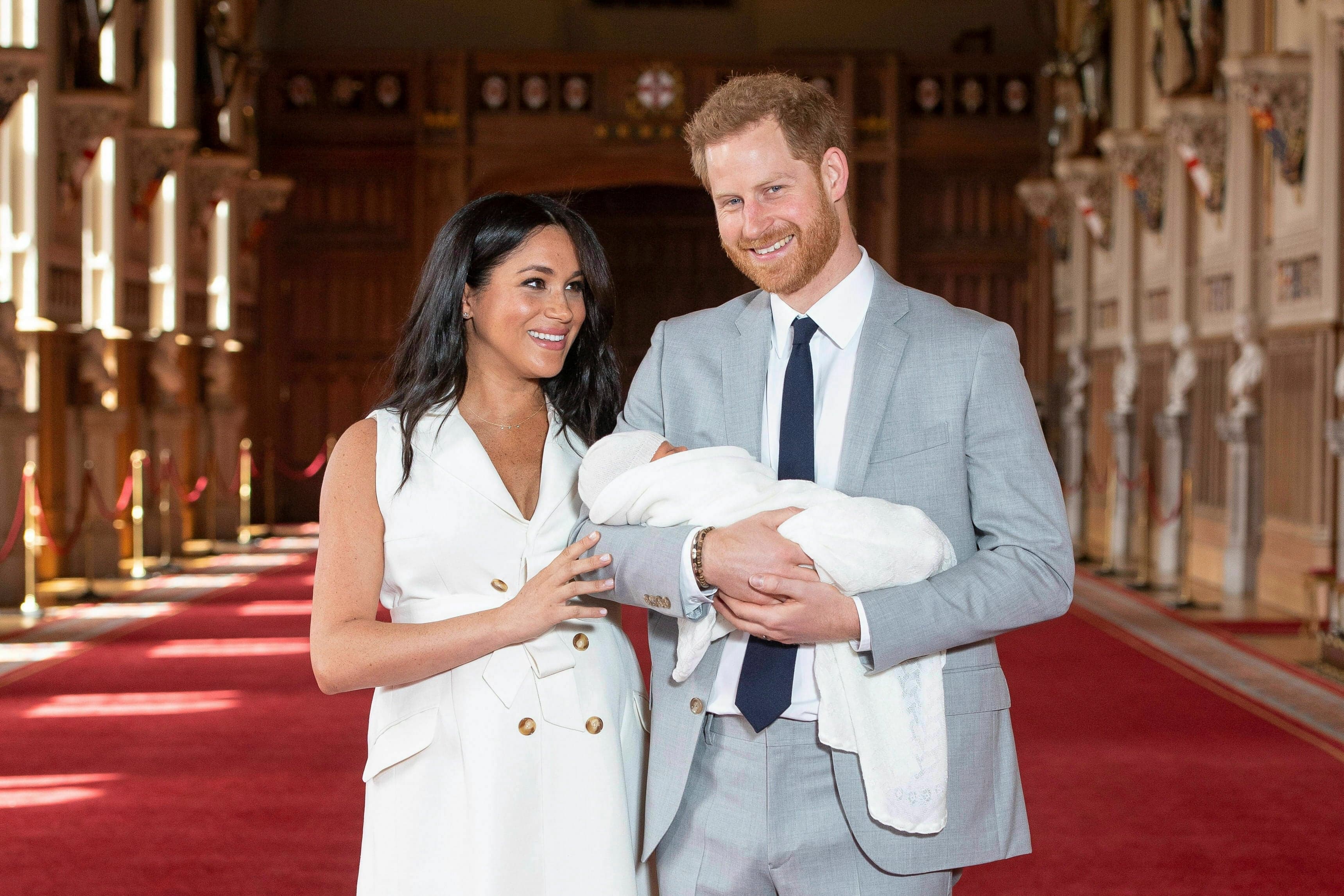Prince Harry and Meghan Markle present their son to the world: Live updates