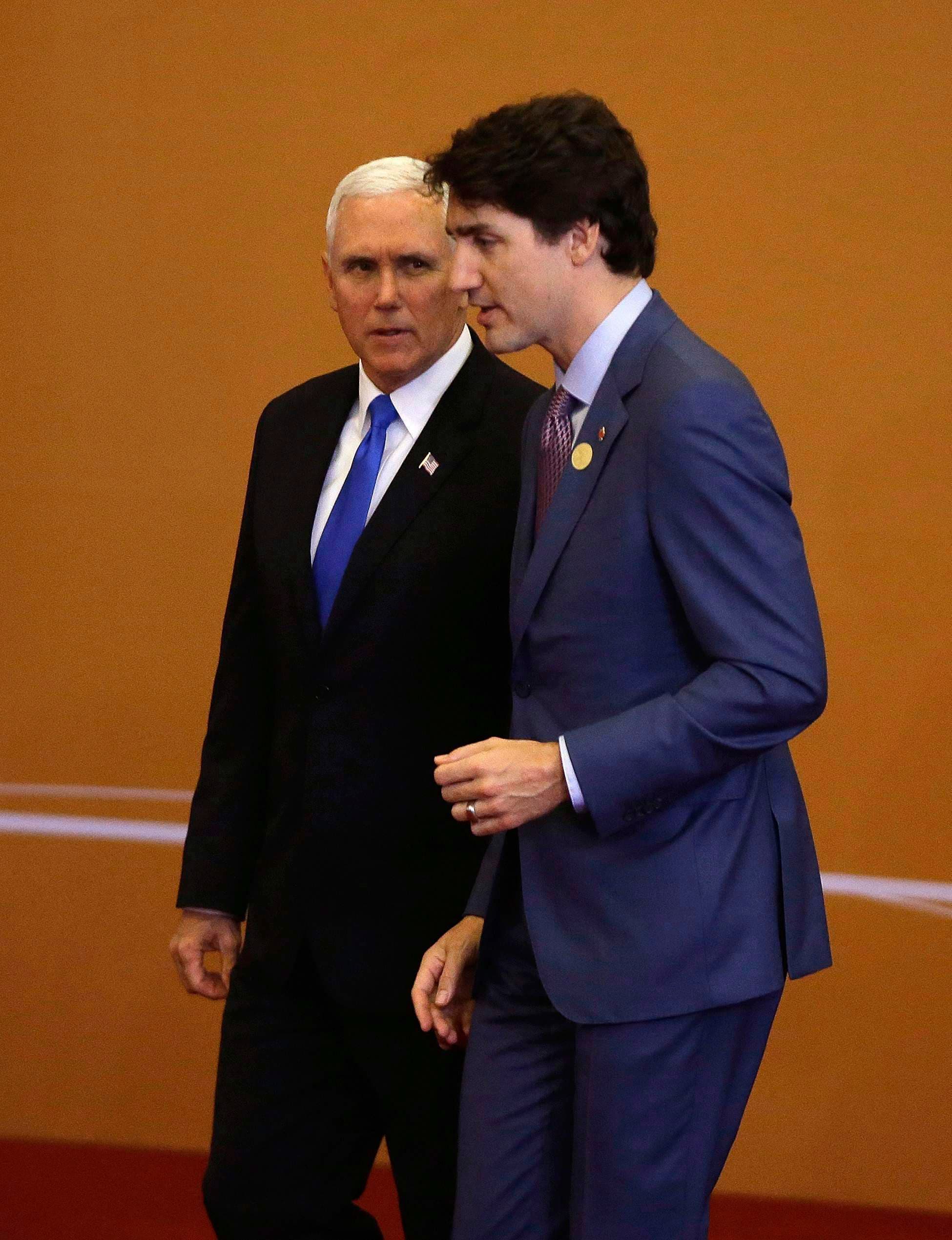 Trudeau to use trade talks with Pence to weigh into U.S. abortion debate
