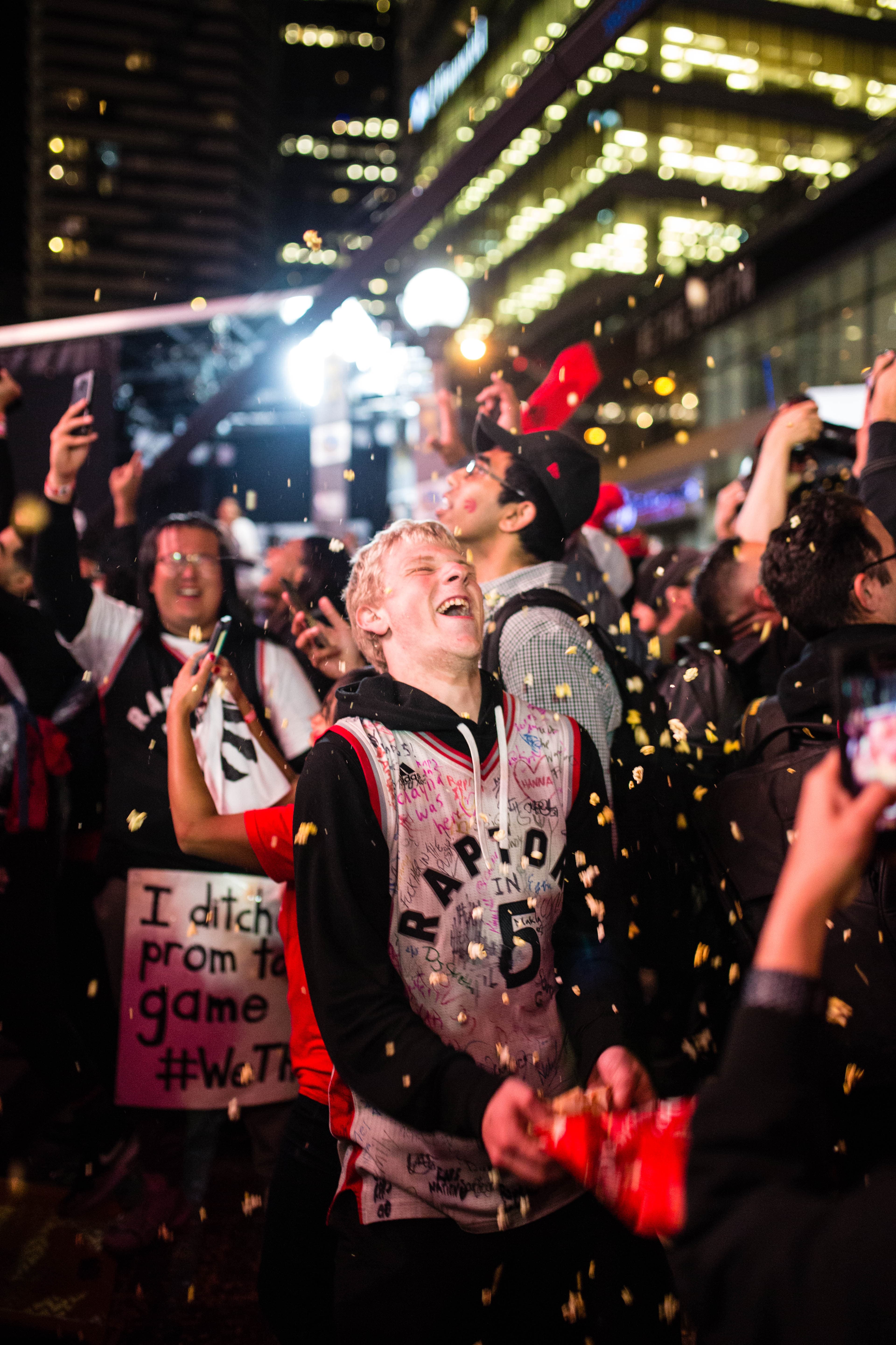 Scenes from the Six: Raptors fans take on Toronto