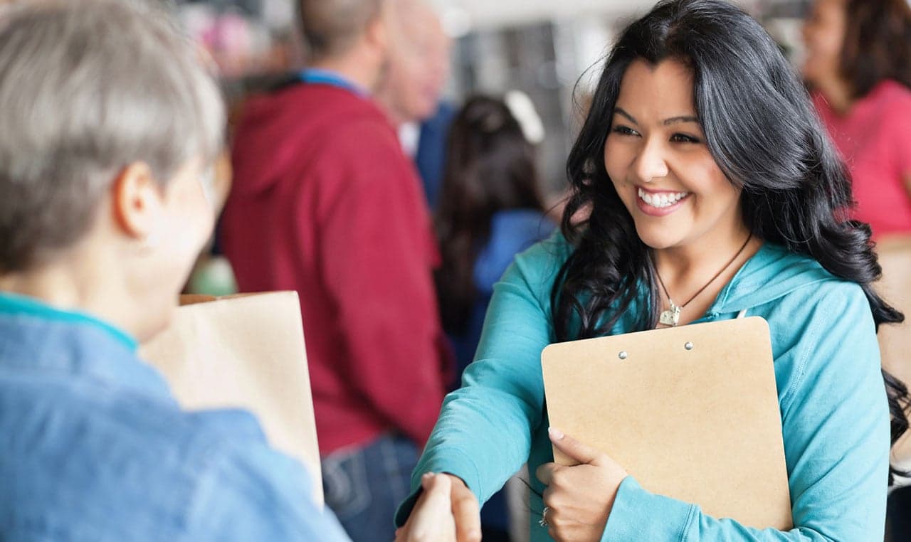 Building confidence in giving back