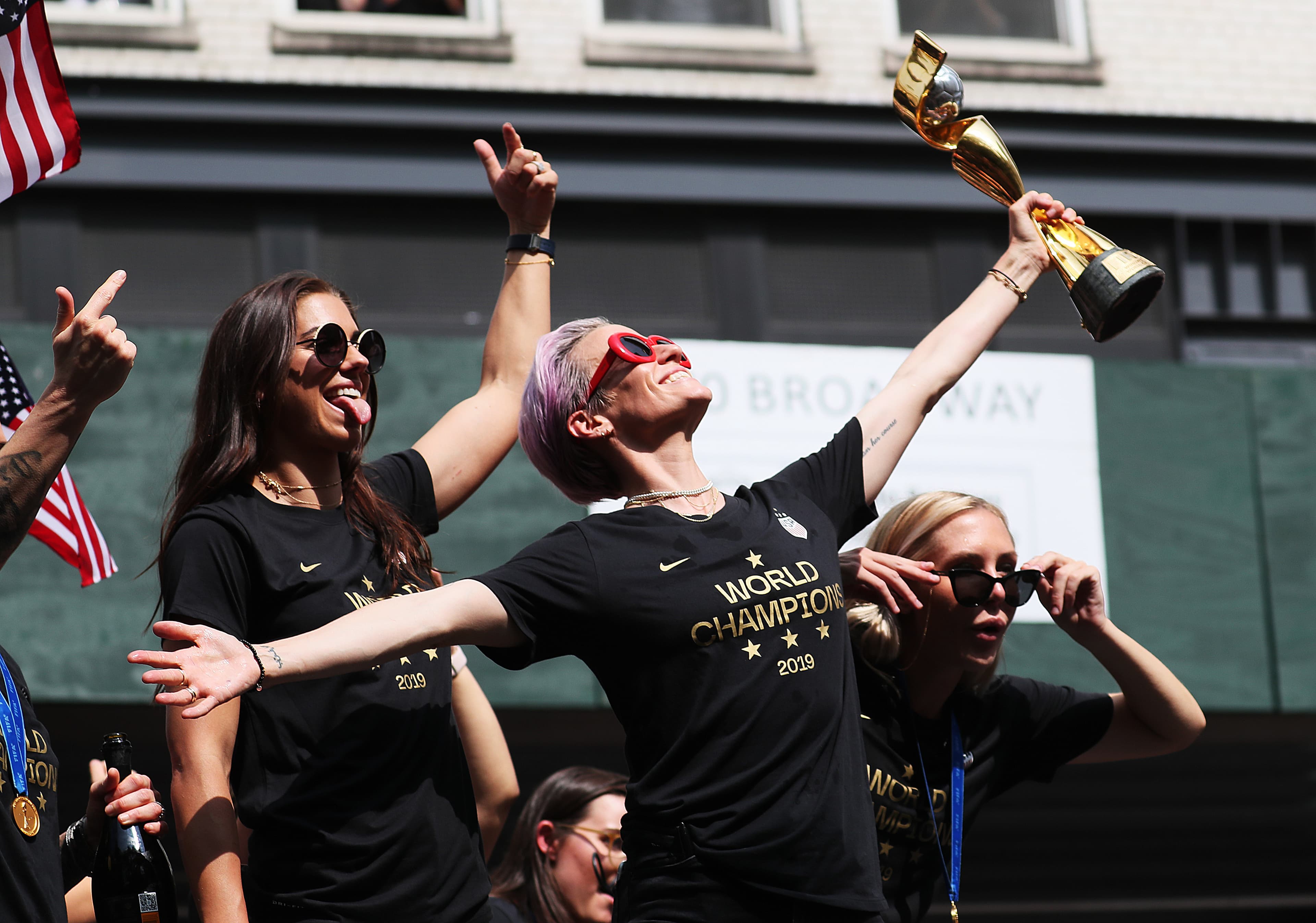 How do you like Megan Rapinoe and her teammates now?
