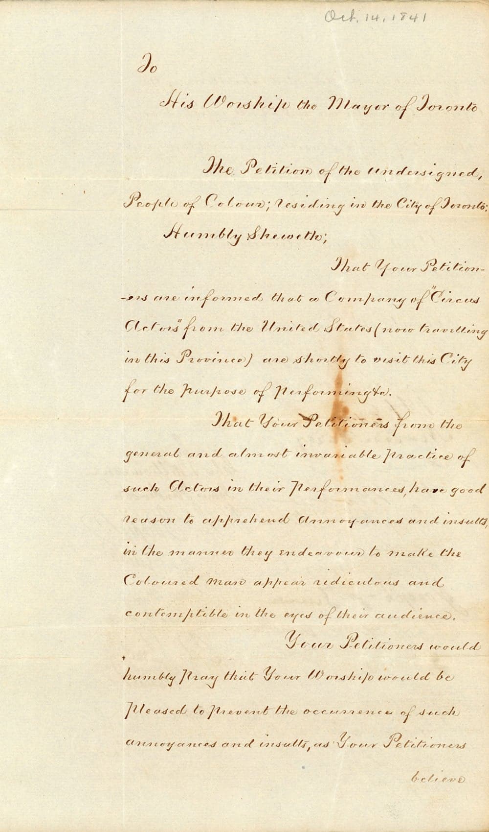 The 'annoyances and insults' of blackface in Canada—in 1841