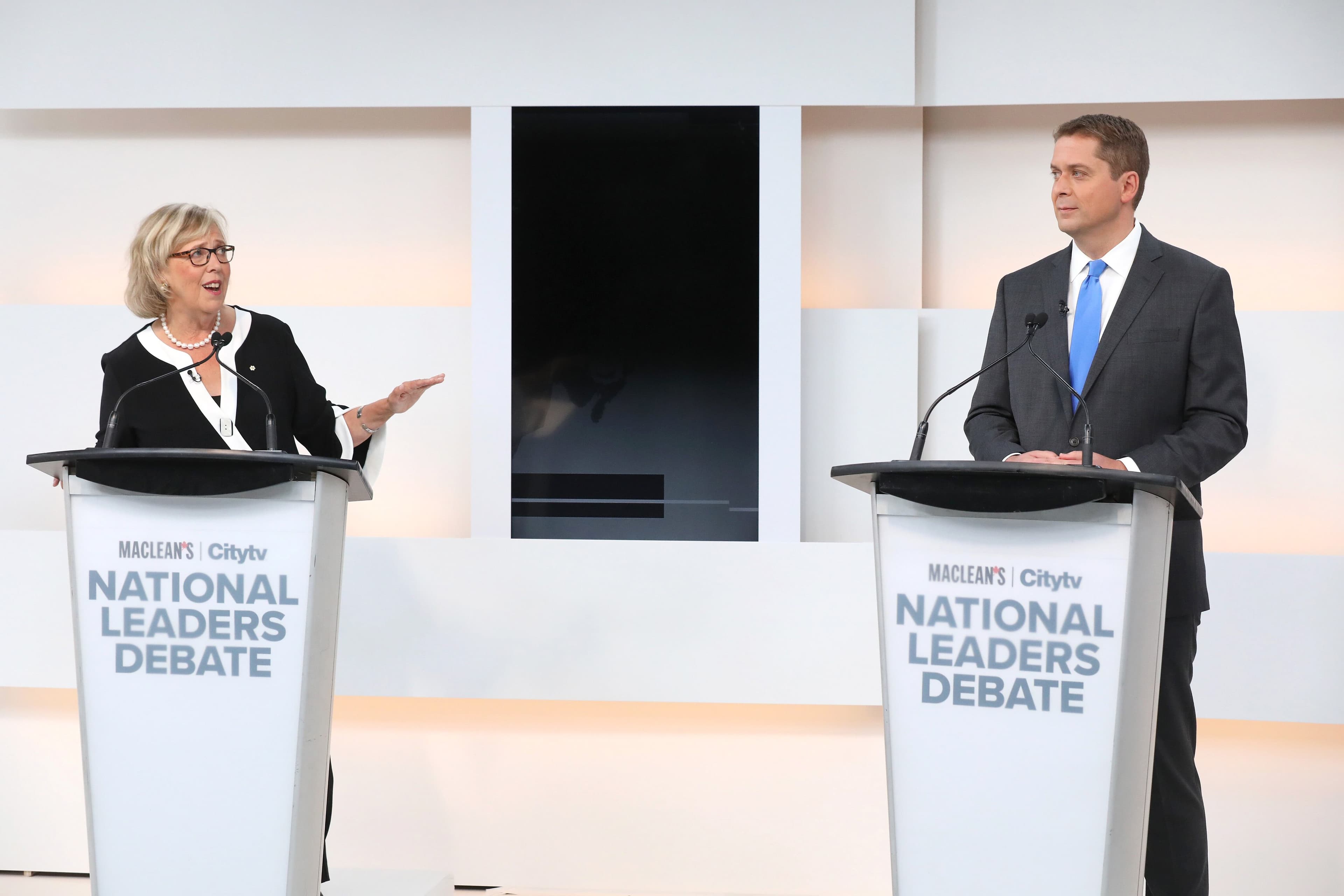 What Elizabeth May had to do at the debate was less than she did