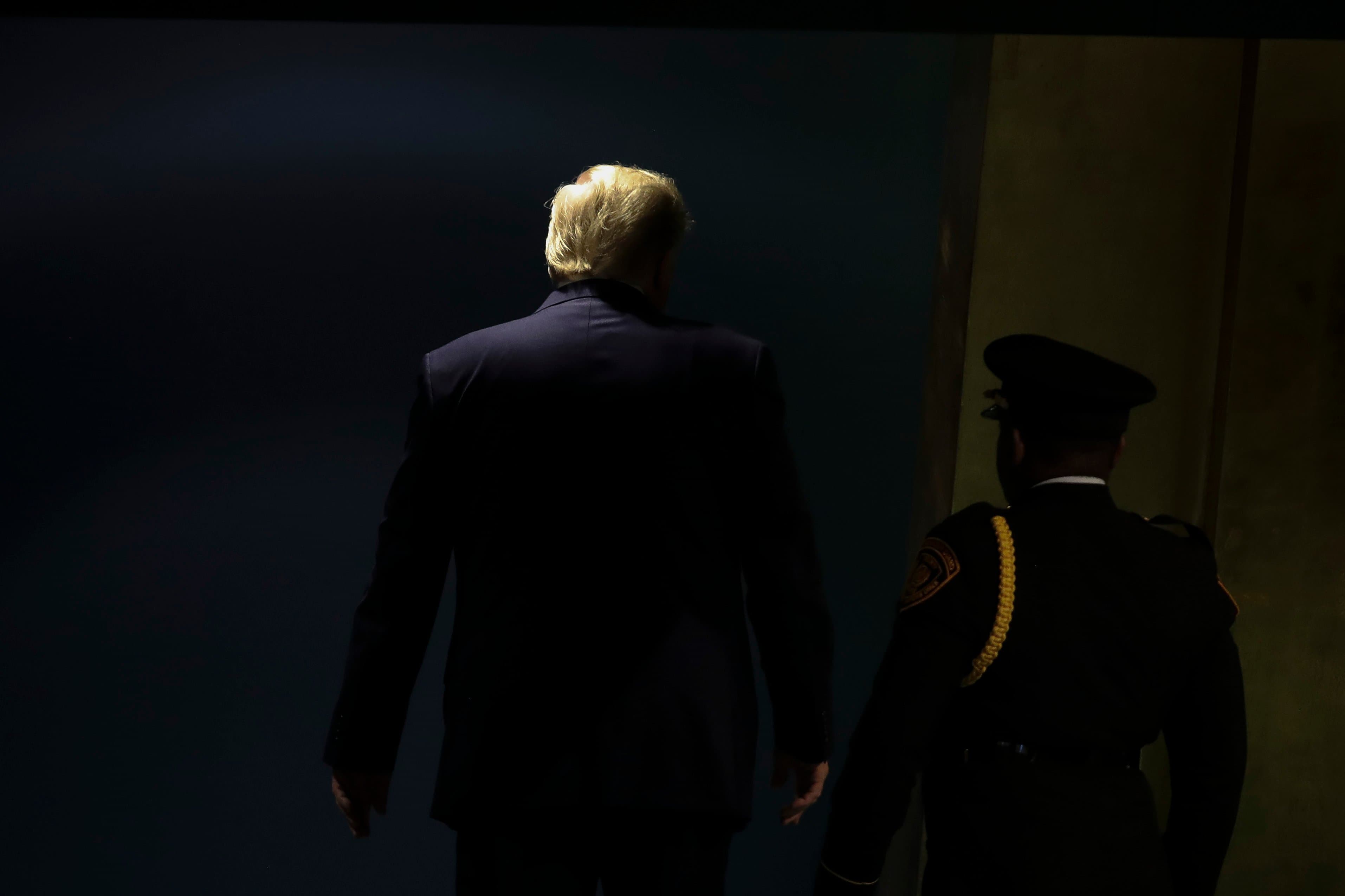 Donald Trump is sinking